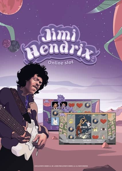 Der Jimi Hendrix Slot: jetzt online spielen! Logo