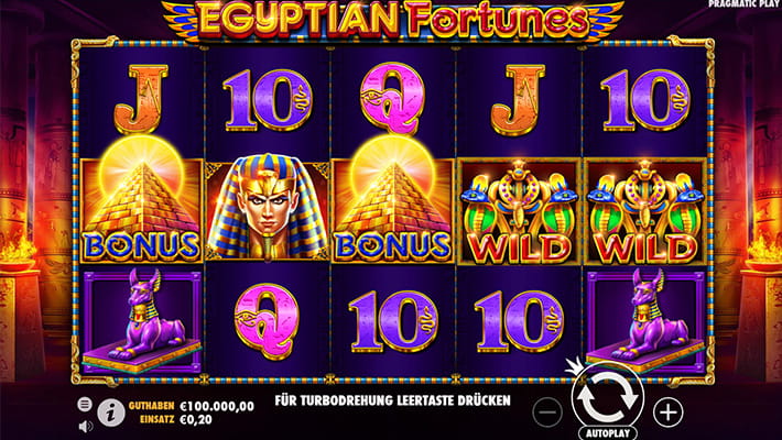 Egyptian Fortunes Logo