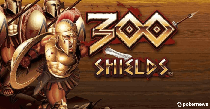 300 Shields Slot online spielen! Logo