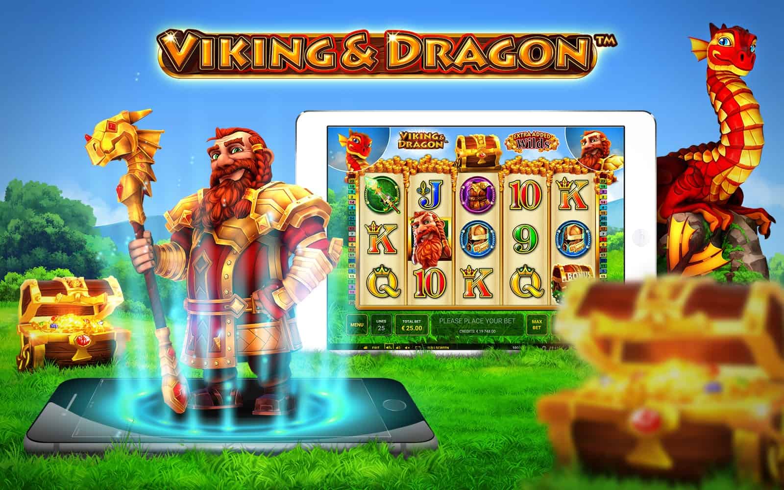 Viking & Dragon Logo