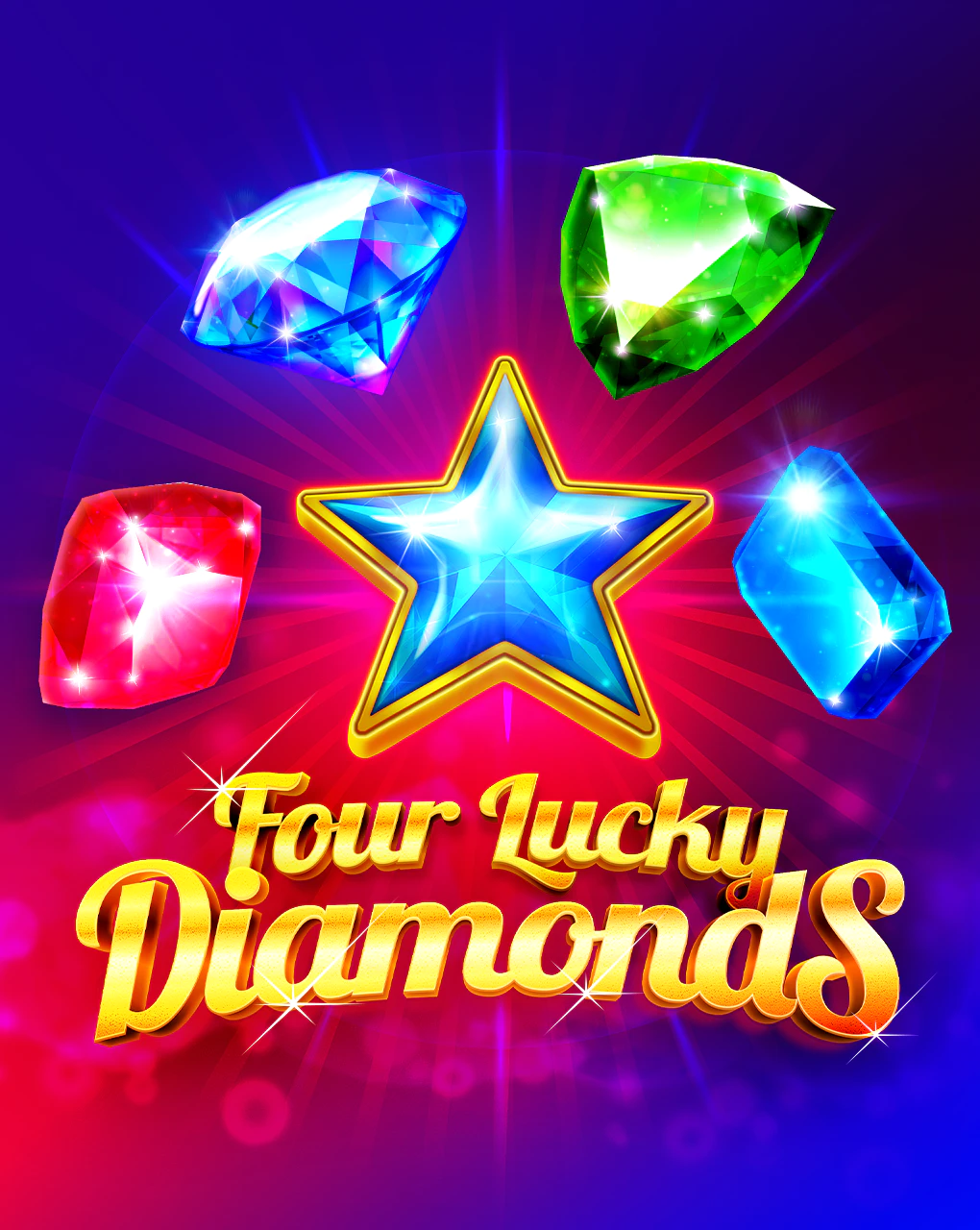 Four Lucky Diamonds Logo