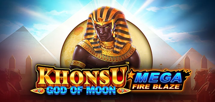 Khonsu God of Moon Mega Fire Blaze Logo