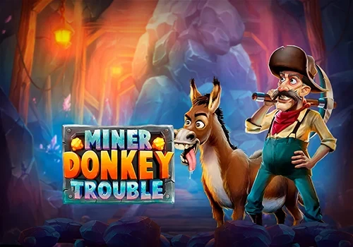 Miner Donkey Trouble Logo