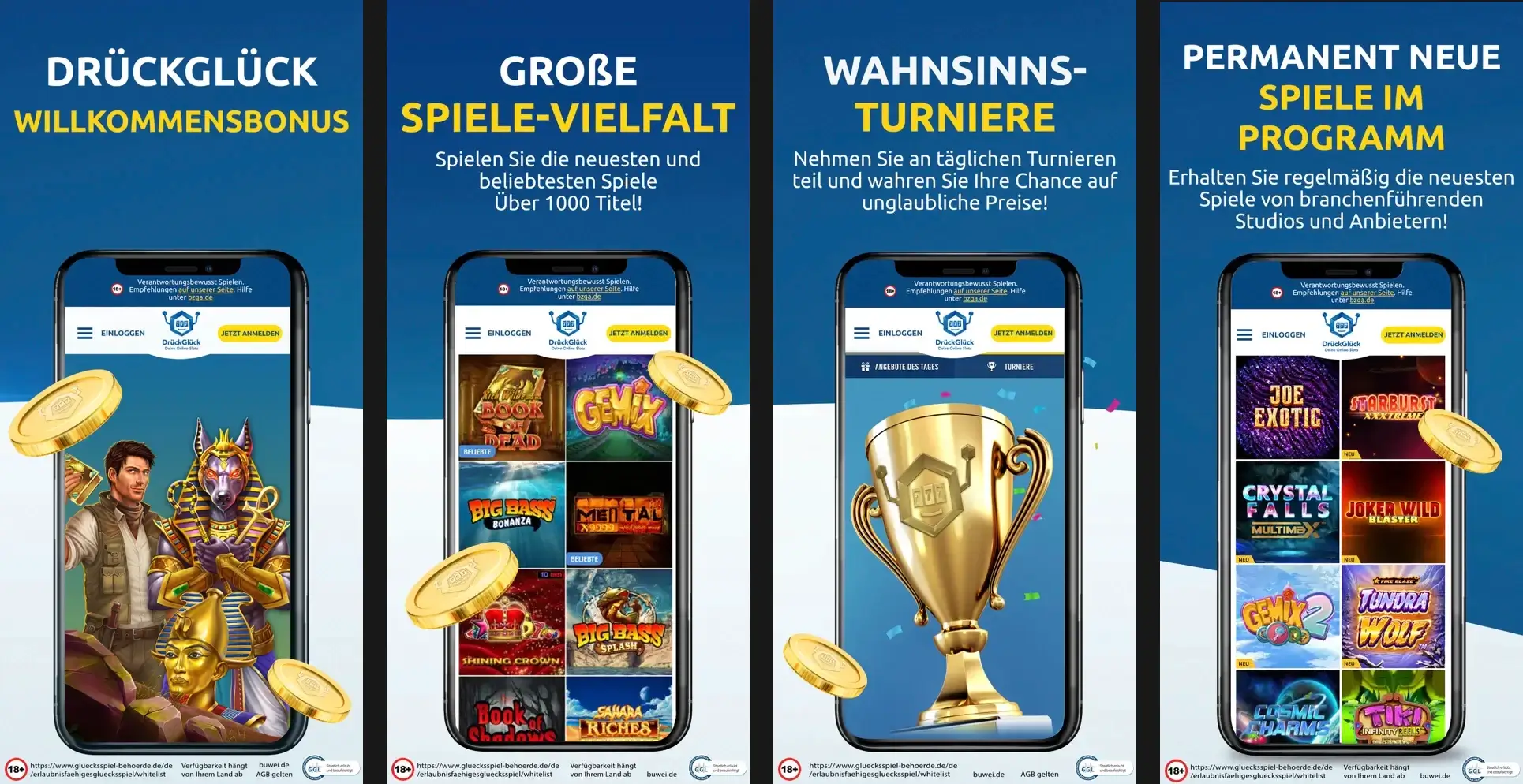 DrückGlück Casino Testbericht 2025 - Top Online Casino mit Freispielen