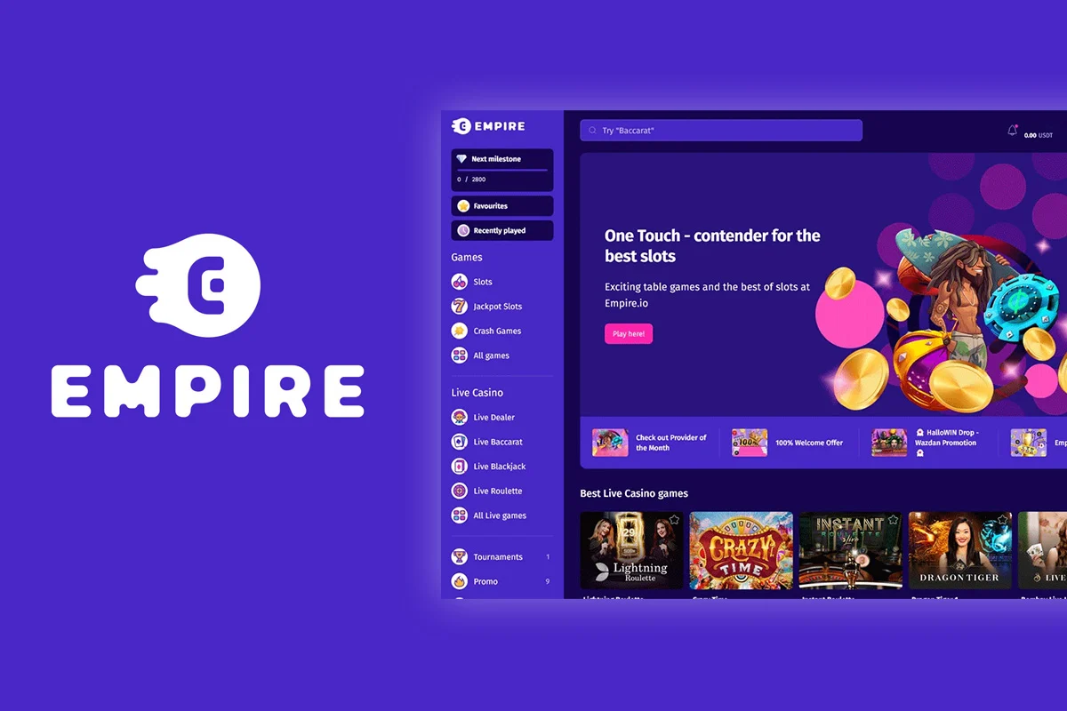 Empire.io Casino Test 2025 - Top Bewertung und umfangreiche Boni