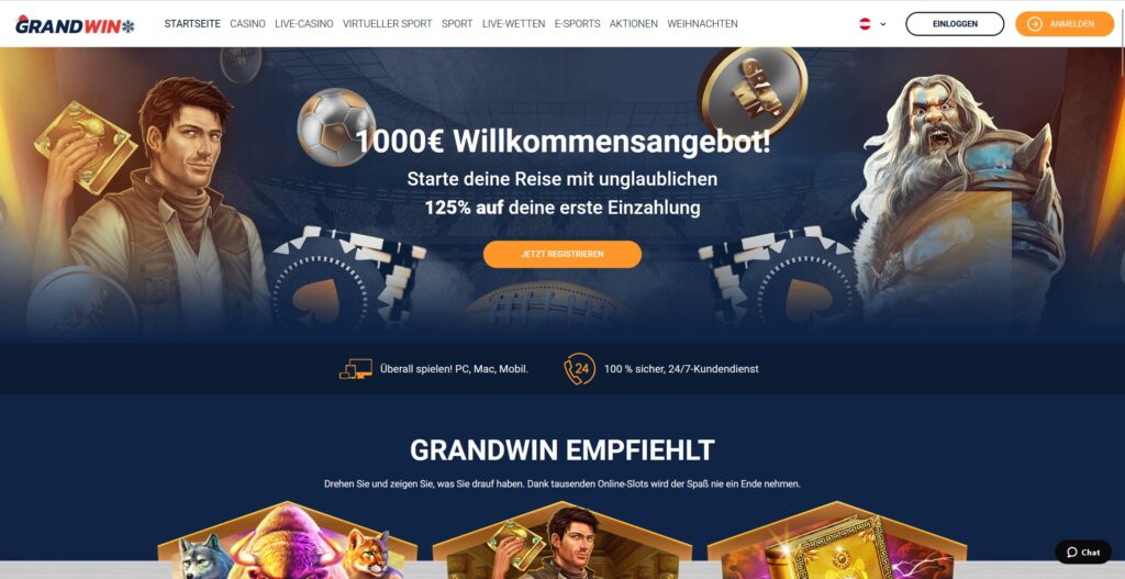 GrandWin Casino Testbericht 2025 - Top Online Casino Erfahrung