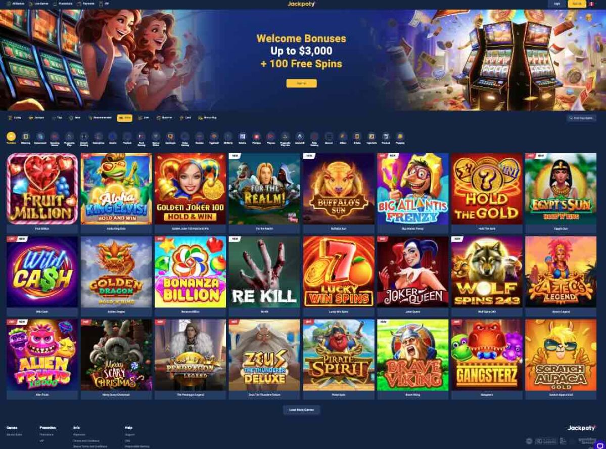 Jackpoty Casino Test 2025 - Top Online Casino mit 100 Freispielen