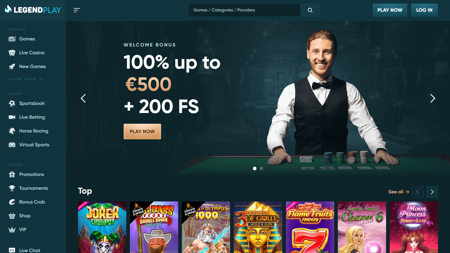 LegendPlay Casino Testbericht 2025 - Attraktive Boni und vielseitige Zahlungsmethoden