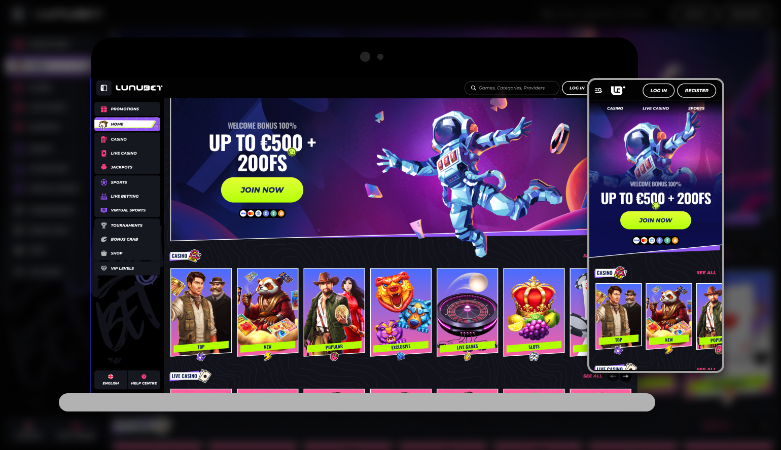 LunuBet Casino Testbericht 2025 - Top Online Casino mit attraktiven Boni