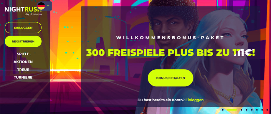 NightRush Casino Test 2025 - Unschlagbare Boni und Top-Service