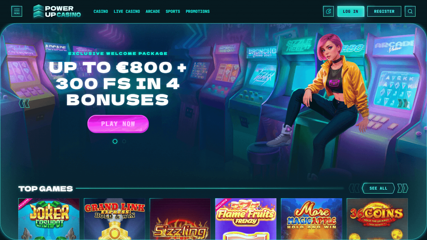 PowerUp Casino Testbericht 2025 - Beste Online Casino Erfahrung