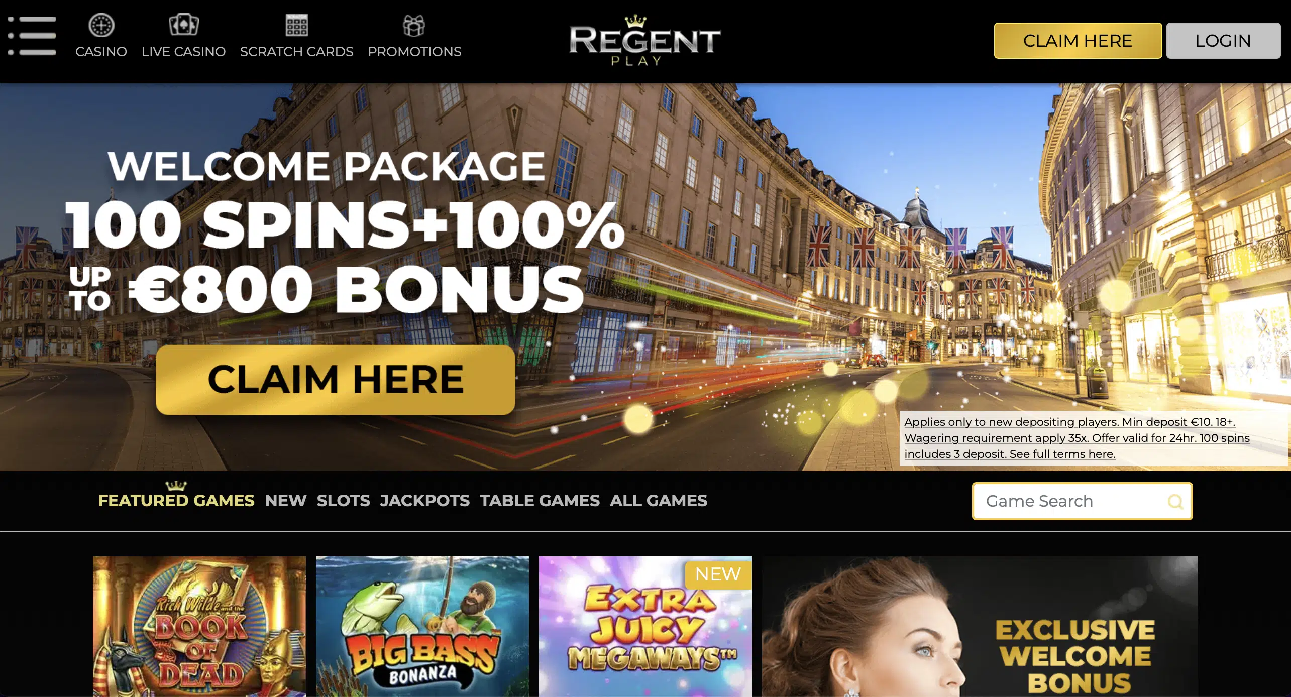 Regent Play Casino Test 2025 - Ein umfassender Bericht