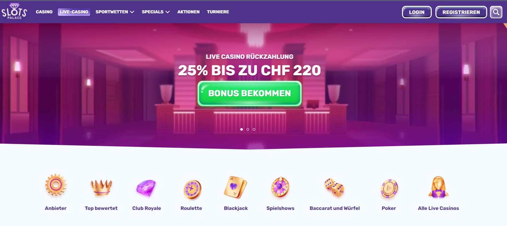 Slots Palace Casino Test 2025 - Unschlagbare Boni und Spielvielfalt