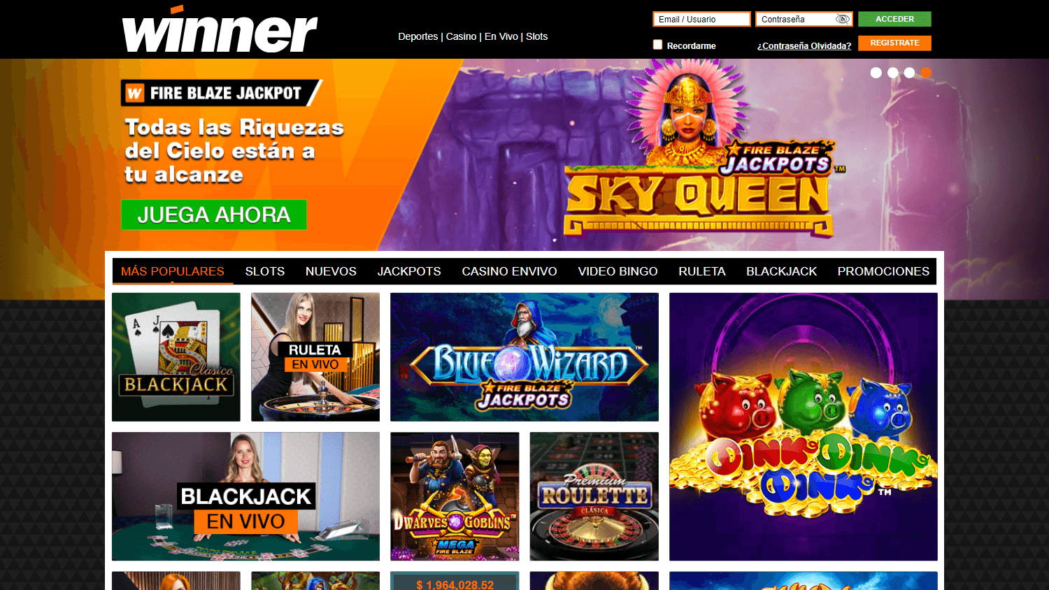 WinnerCasino Testbericht 2025 - Top Online Casino mit besten Boni