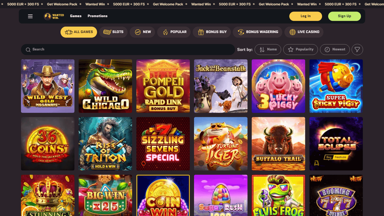 Wanted Win Casino Testbericht 2025 - Beste Online Glücksspielerfahrung